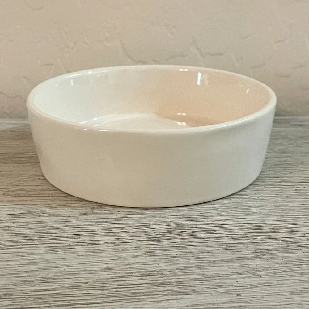 New Rae Dunn Purr Dish Pets Cats Artisan Collection Food Water